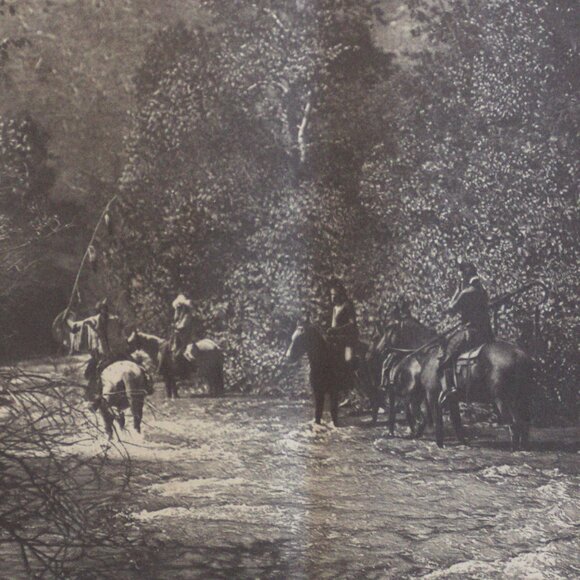 A MOUNTAIN FASTNESS — APSAROKE #56 Edward Sheriff Curtis Print - Picture 4 of 8